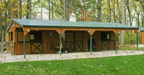 river view horse barn